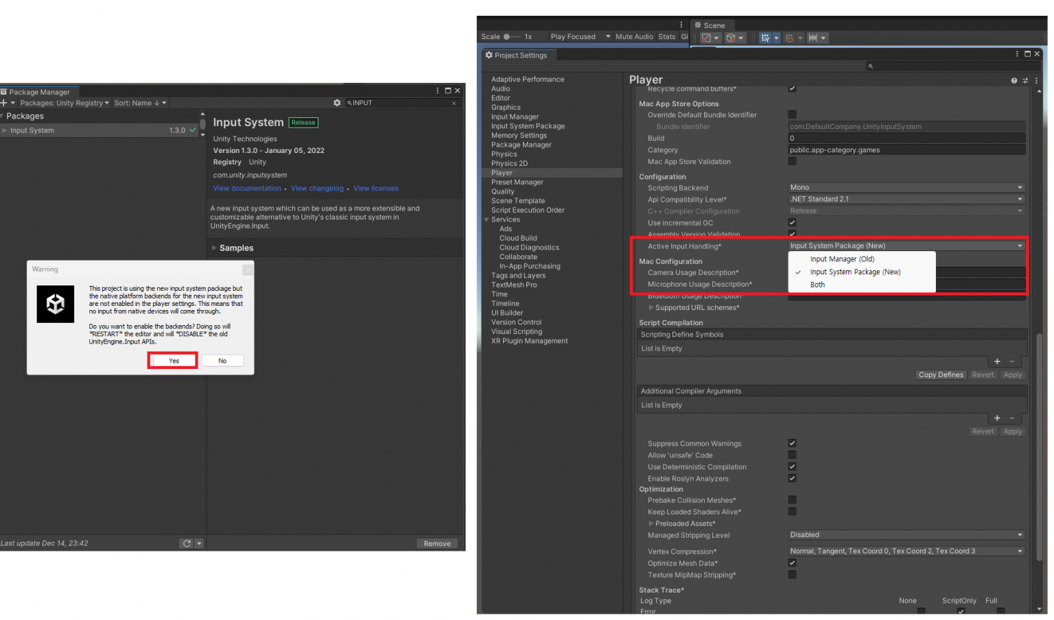 Unity Input System 설치하기 - 어제와 내일의 나 그 사이의 이야기